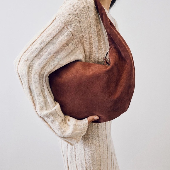 Flattered Alva Suede Shoulder Bag Rust - Picture 2 of 15